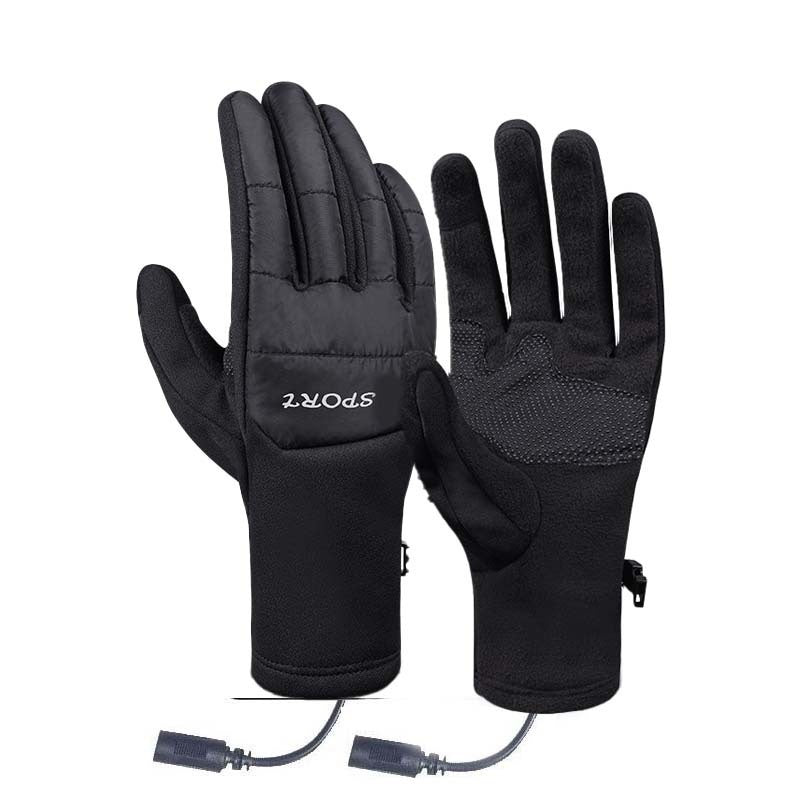 Charging Cycling Touch Screen Windproof Warm Usb Heating Gloves LadyShow.Store