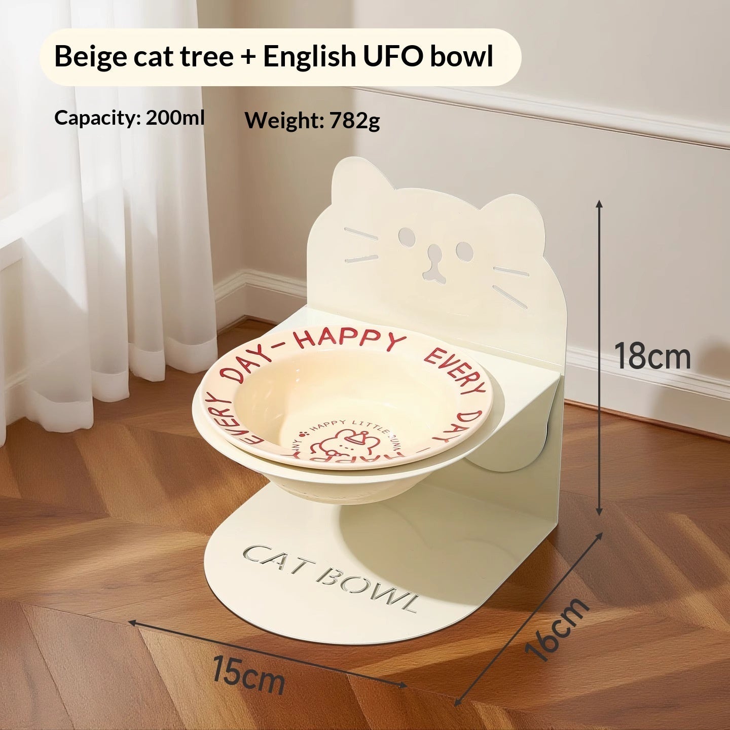 Ceramic Cat Food Cat Magnetic High-legged Cat Bowl Stand Cat Food Bowl Cervical Spine Protection Dog Bowl Pets Fashion