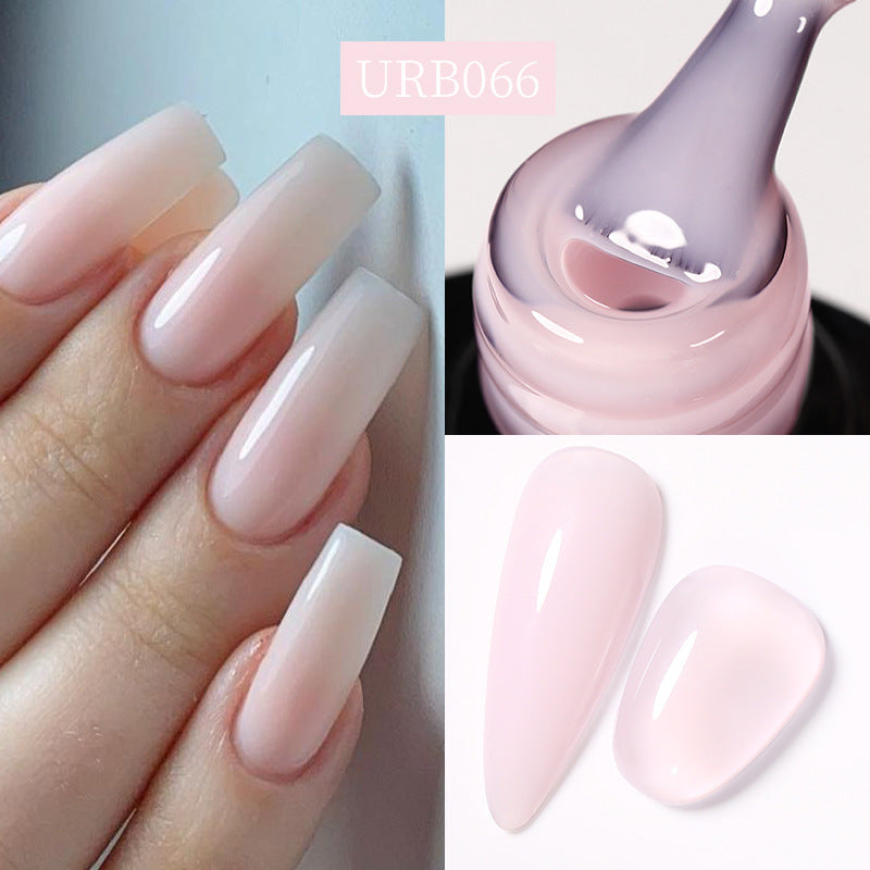 Reinforced Long-lasting No-file Base Coat With Shimmering Glitter Gel Polish LadyShow.Store