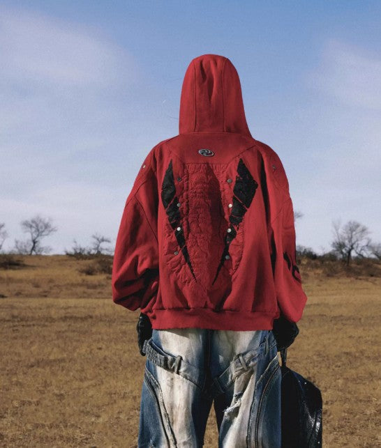 Sports Armor Hoodie With Protective Structure And A Zip-up Hood Best YouTube Store