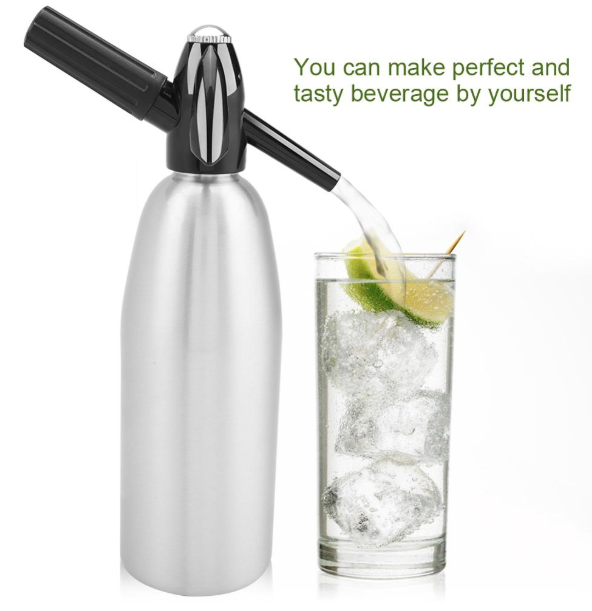 Aluminum Soda Maker with Bubble Water Bottle LadyShow.Store