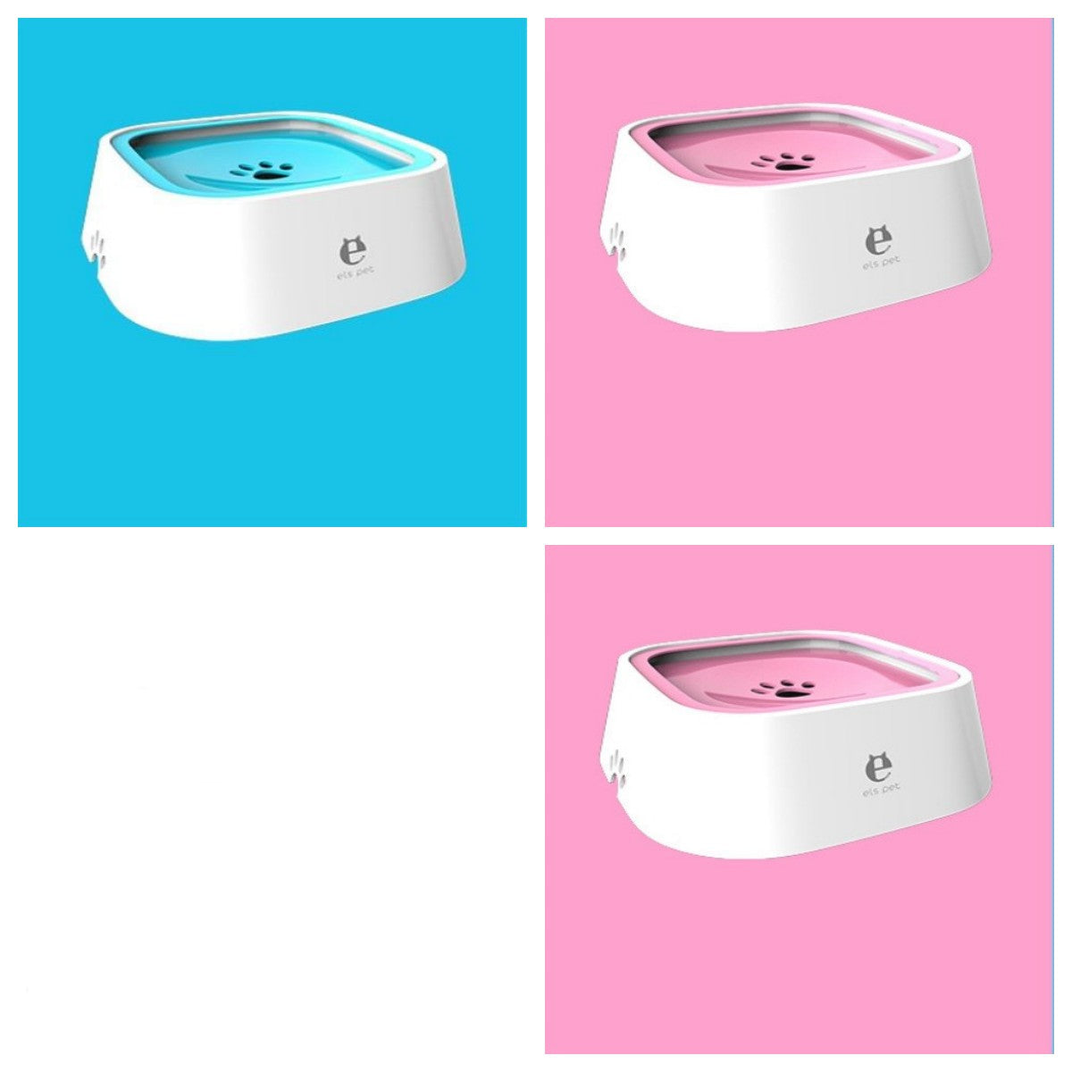 1.5L Cat Dog Water Bowl Carried Floating Bowl Anti-Overflow Slow Water Feeder Dispenser Pet Fountain ABS&PP Dog Supplies Pets Fashion