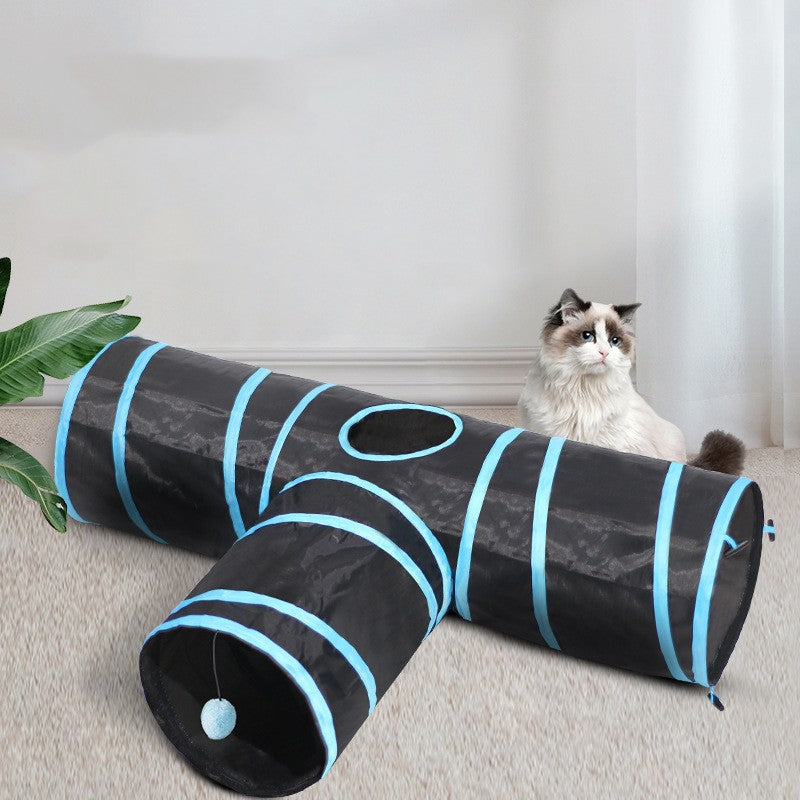 New Cat Tunnel Foldable Pet Climbing Path Cat Toys Pets Fashion