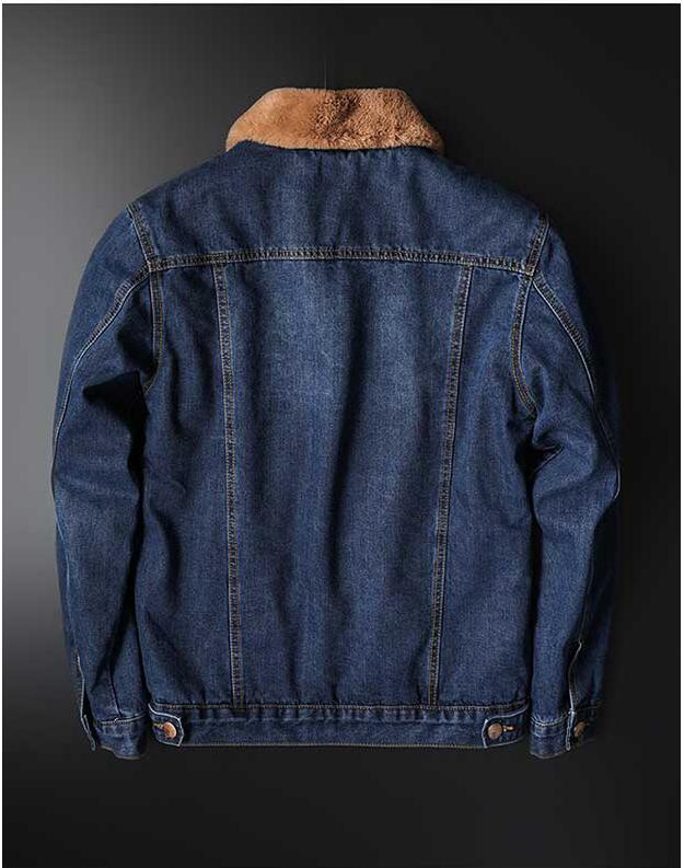 Thick Insulated Denim Jacket Pi-Mart