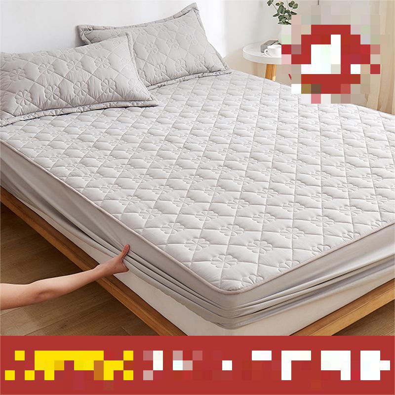 Non-slip Simmons Mattress Protective Cover Dustproof Bedspread Three-piece Set