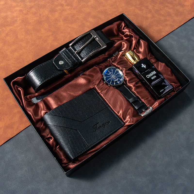 Cross-Border Men's Gift Business Gift Suit Belt Wallet For Boyfriend Valentine's Day Christmas Gift LadyShow.Store