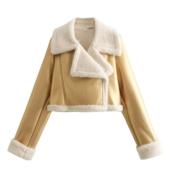 Women's Vintage Faux Leather Jacket Best YouTube Store