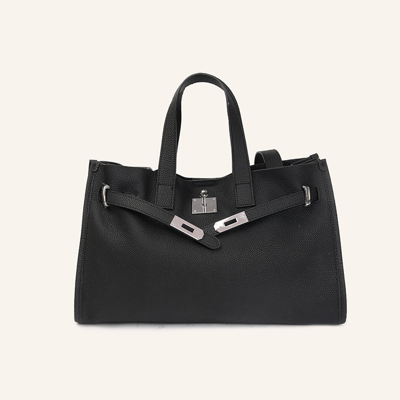 Genuine Leather Women's  Large Capacity Portable Crossbody Shoulder Bag LadyShow.Store