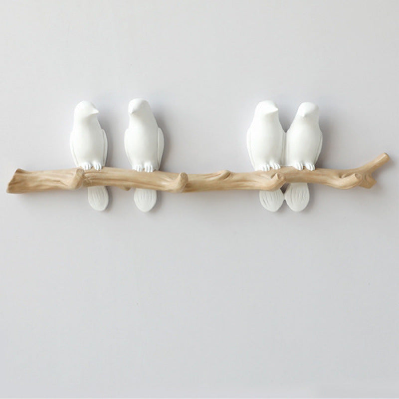 Bird Decoration Hook Entrance Wall No-trace Key Hook No-drill Wall Decor Wall-mounted Coat Hook PearlNestDecor.com