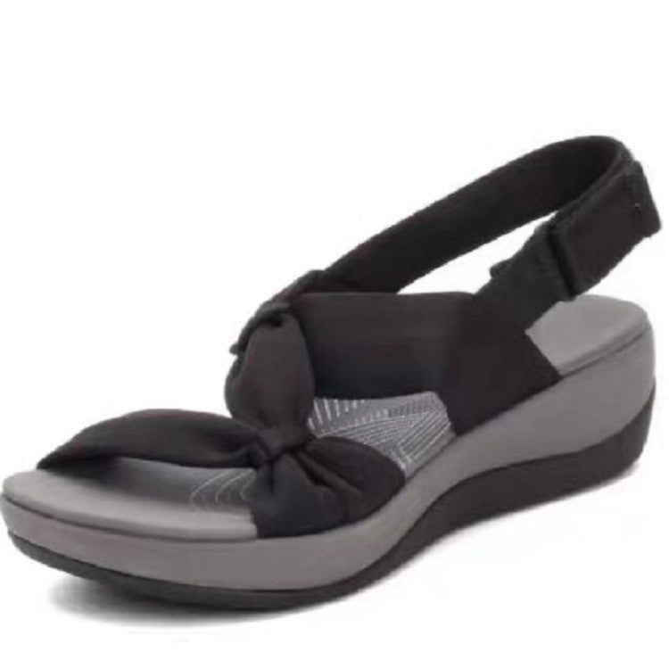 Women's Simple Fish Mouth Platform Roman Sandals LadyShow.Store