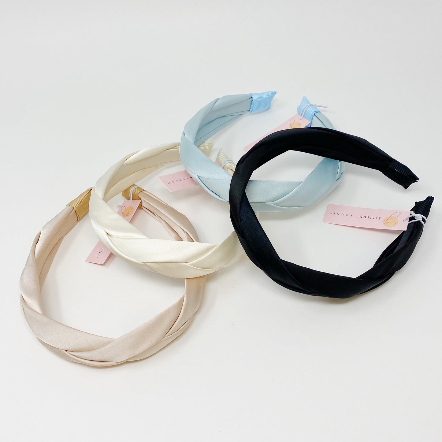 Satin Silk Braid Headband LadyShow.Store