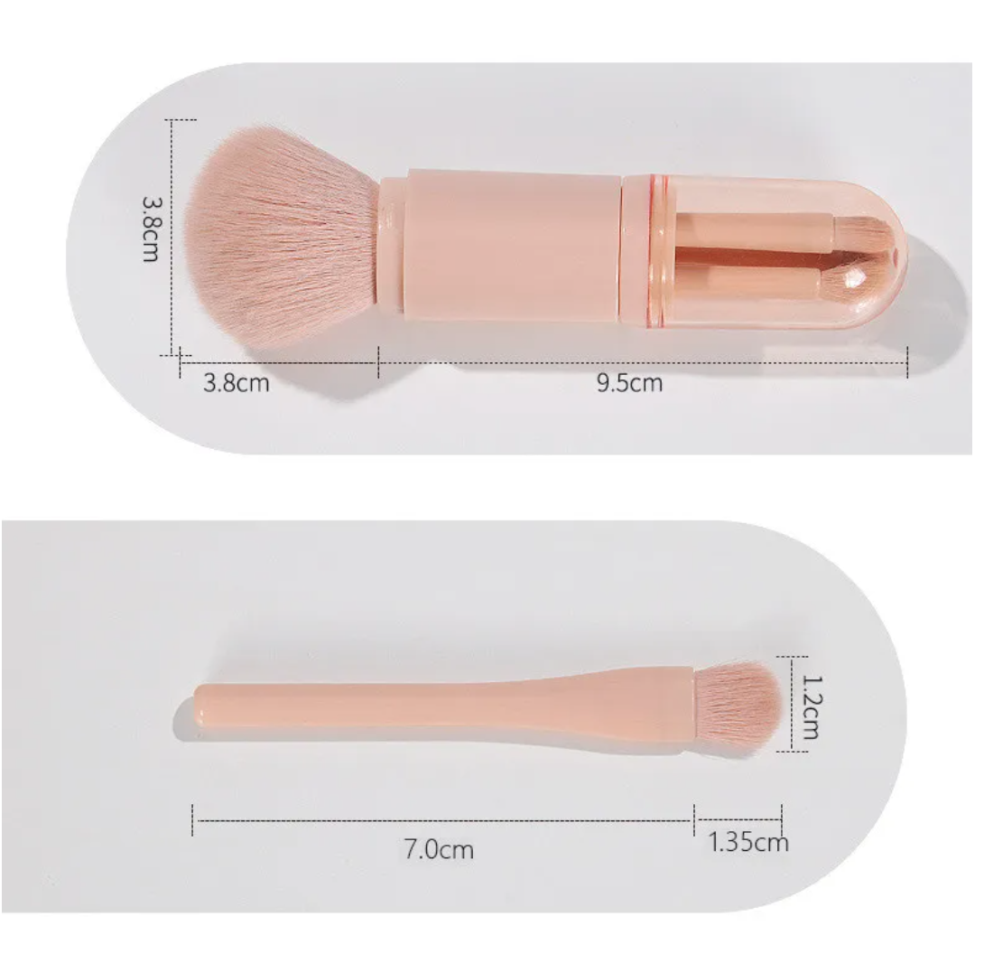 4-in-1 Retractable Portable Makeup Brush LadyShow.Store
