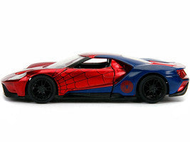 2017 Ford GT "Spider-Man" Theme "Marvel" Series 1/32 Diecast Model Car by Jada LuxuryLifeWay Online Store