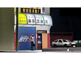 Akina Tofu Shop Diorama Set "American Diorama X G-Fans" Series for 1/64 Scale Models by American Diorama LuxuryLifeWay Online Store