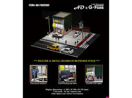 Akina Tofu Shop Diorama Set "American Diorama X G-Fans" Series for 1/64 Scale Models by American Diorama LuxuryLifeWay Online Store