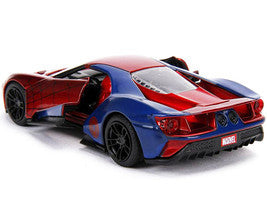 2017 Ford GT "Spider-Man" Theme "Marvel" Series 1/32 Diecast Model Car by Jada LuxuryLifeWay Online Store
