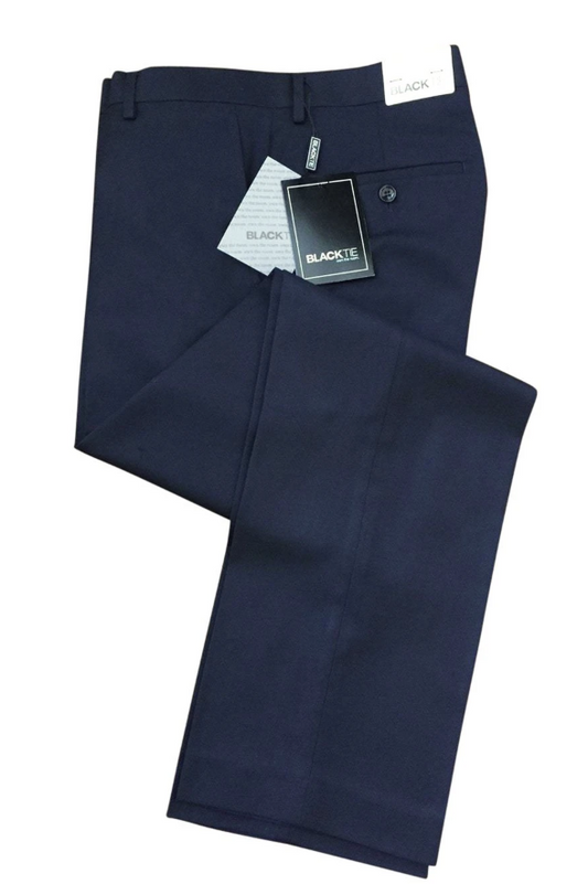 "Bradley" Midnight Navy Luxury Wool Blend Suit Pants LuxuryLifeWay Online Store