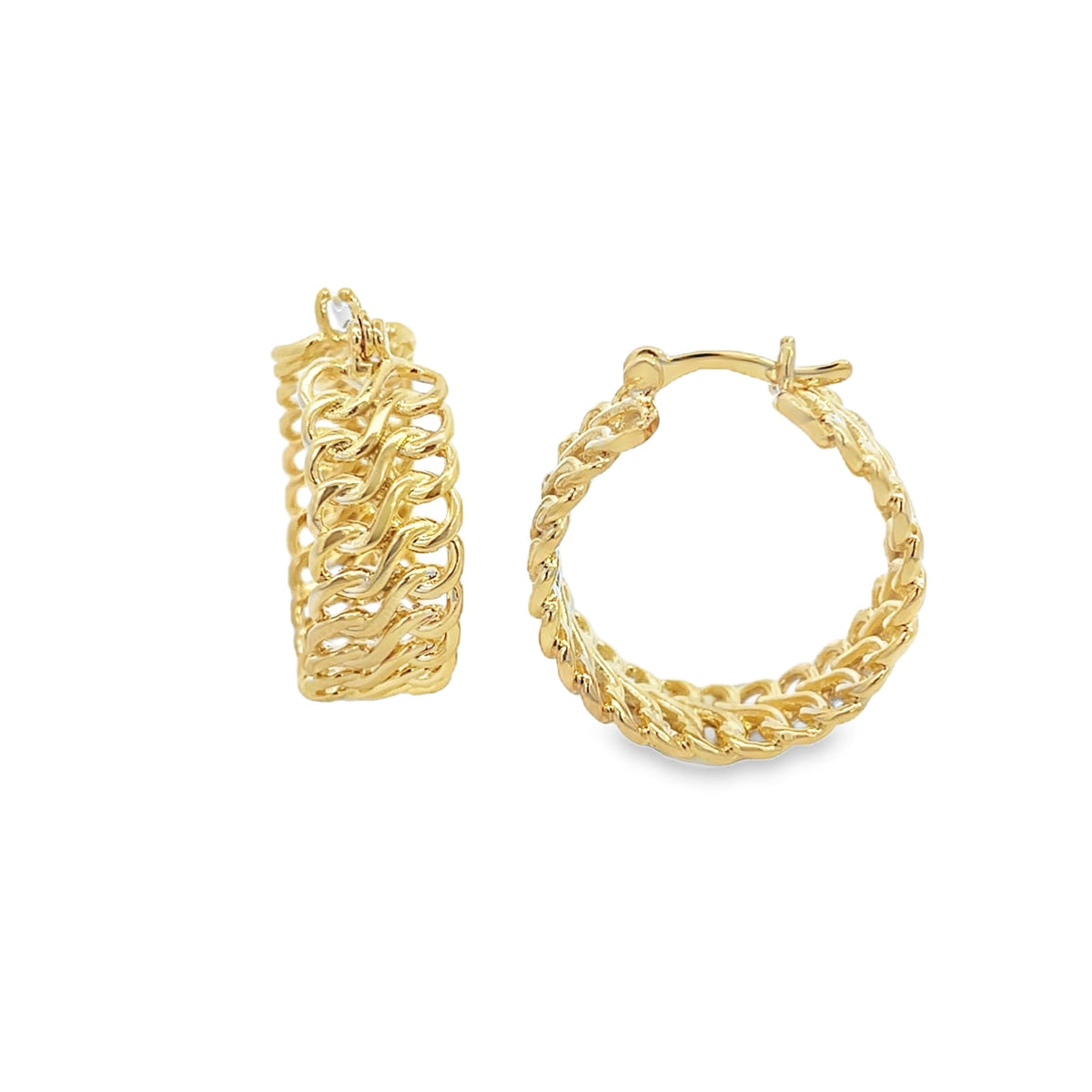 Gold Infinity Hoop Earring (J187) LuxuryLifeWay Online Store