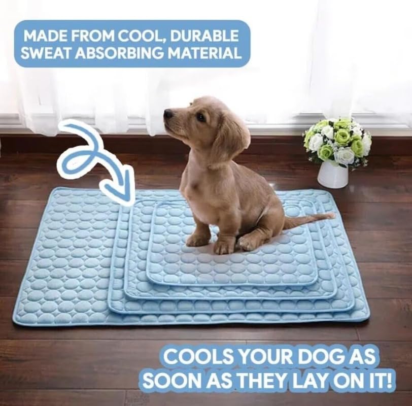 Pet Ice Silk Pad - Summer Cooling Pad For Sofa, Breathable And Anti-slip, Anti-biting Dog Bed Ice Pad, Summer Coolness Dog Pad Pets Fashion