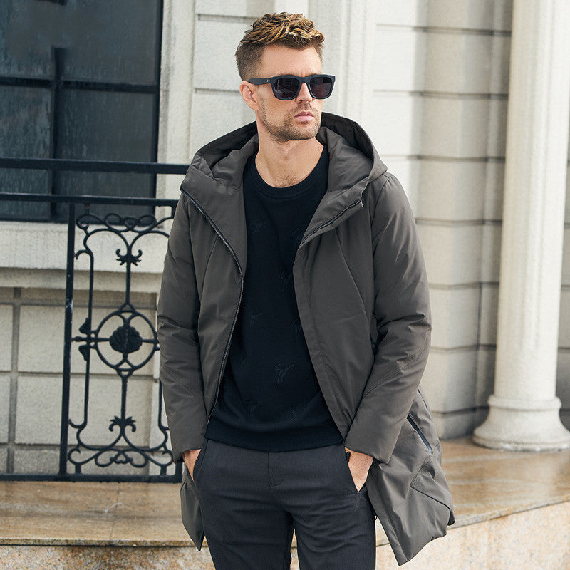 Men's Fashion Long Cotton Jacket - Winter New Arrival Pi-Mart