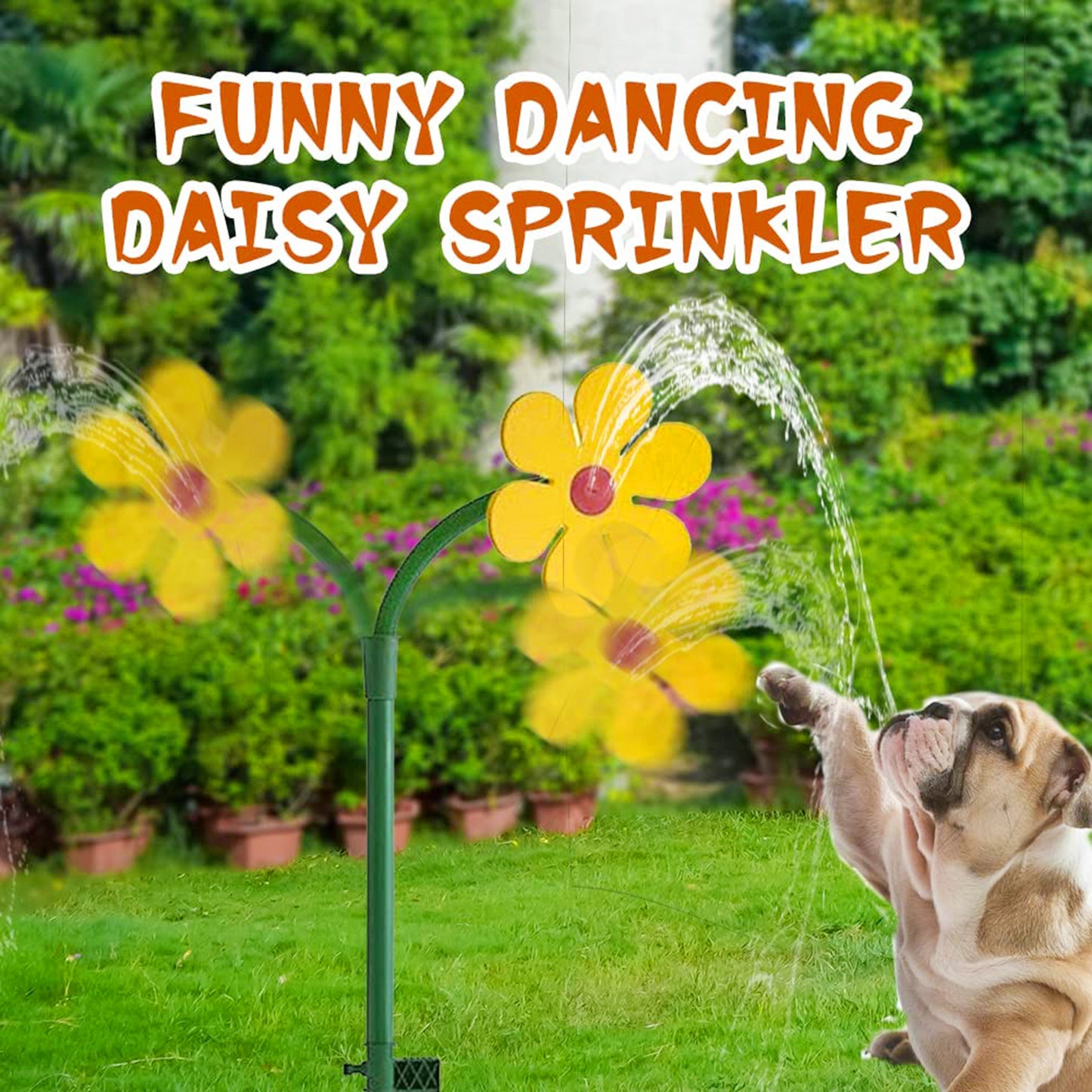 Garden Sprinkler Plastic Sprinkler Sunflower Sprinkler Garden Work Tool Adjustable Sprinklers And Garden Hoses