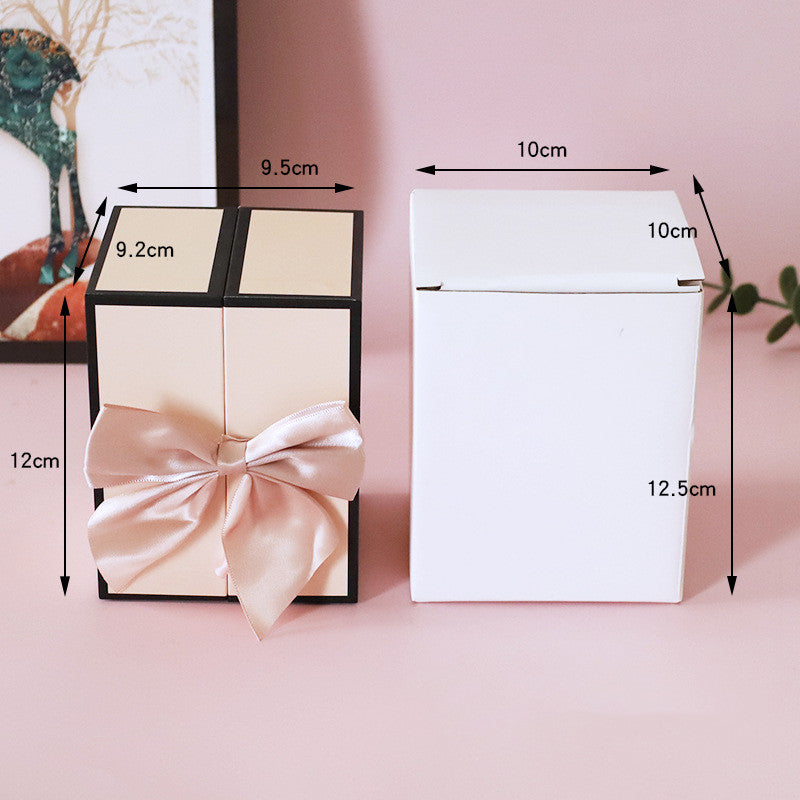 Mother's Day Gift Double Door Bear Rose Preserved Fresh Flower Jewelry Box LadyShow.Store
