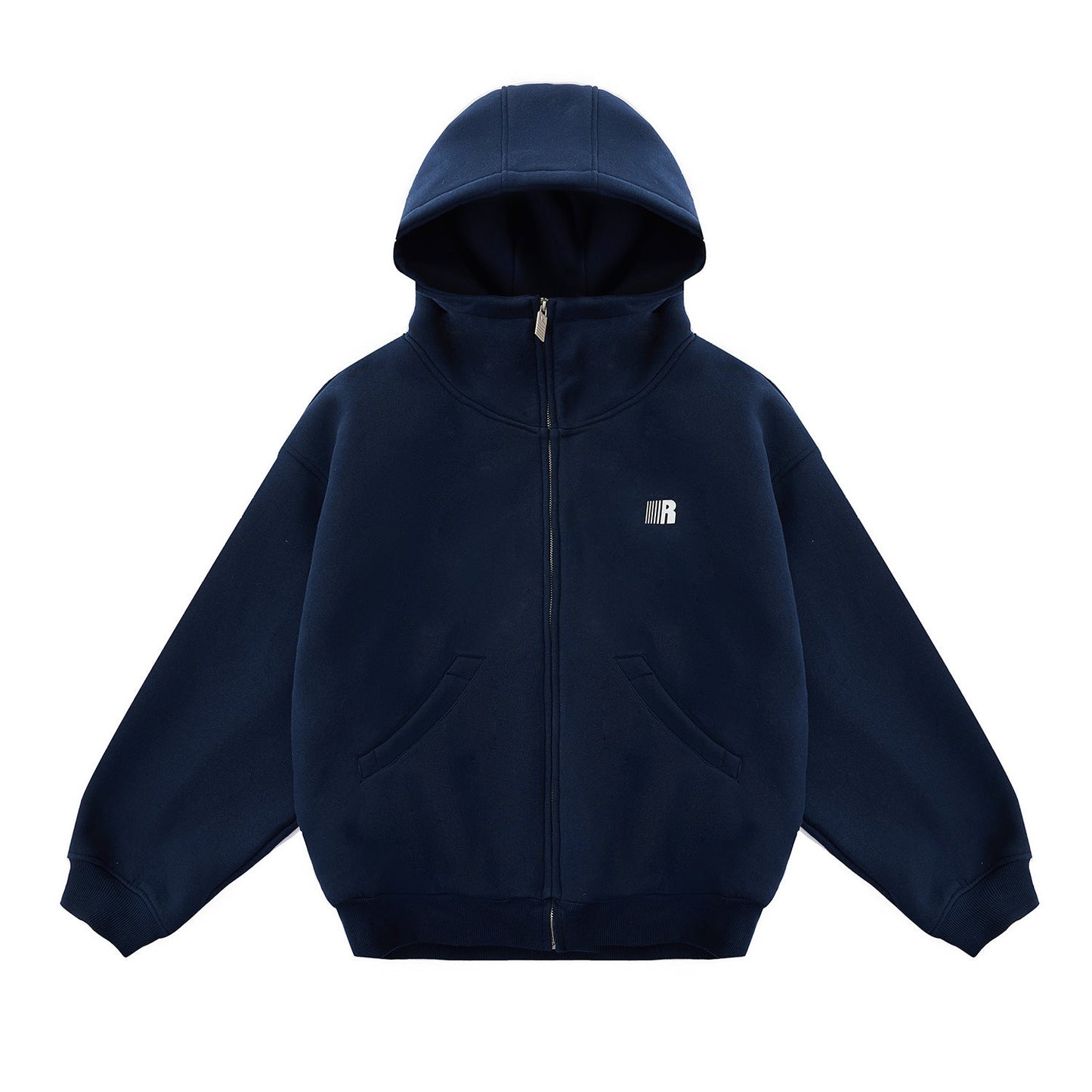 Heavyweight High-neck Air-layer Hooded Sweatshirt Best YouTube Store