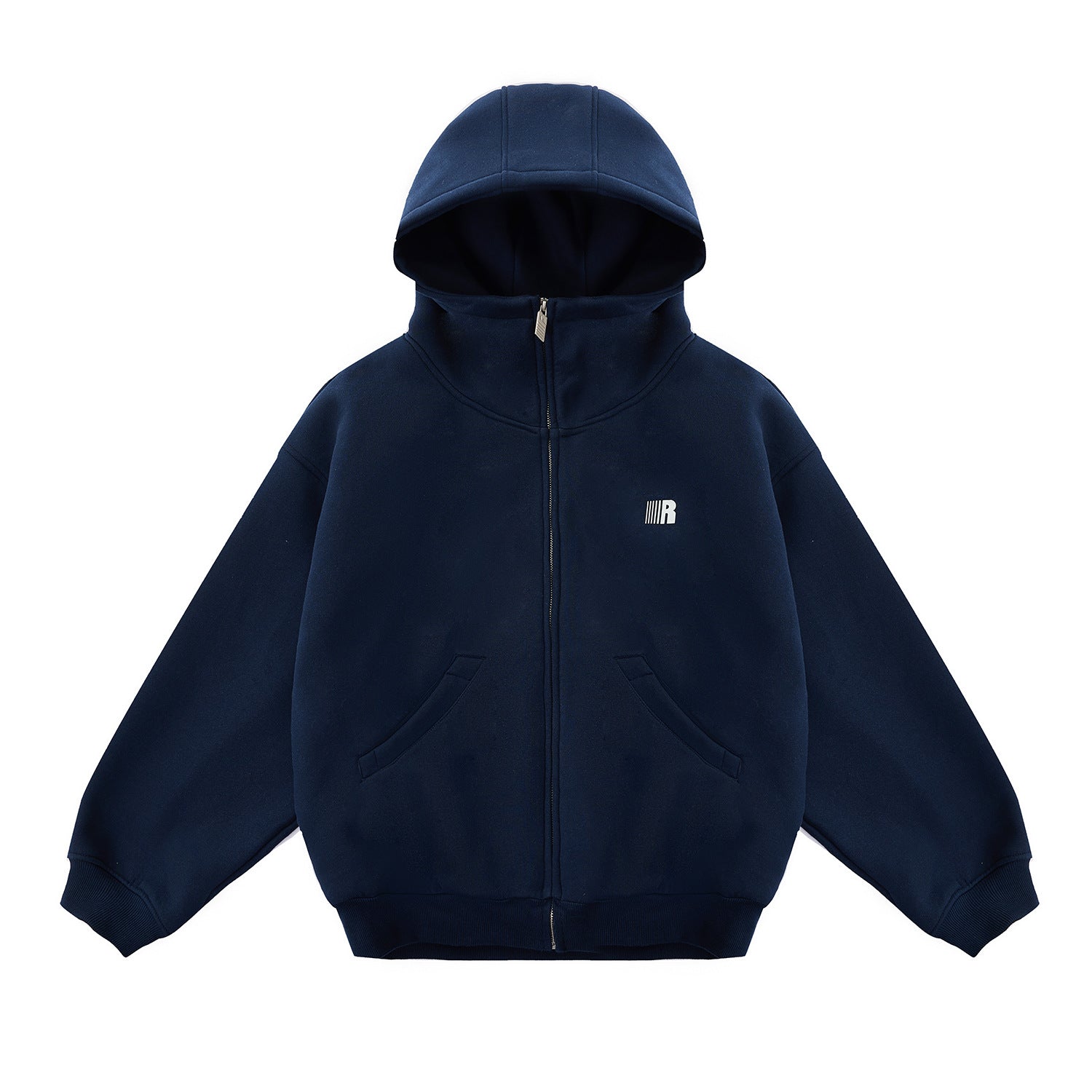 Heavyweight High-neck Air-layer Hooded Sweatshirt Best YouTube Store