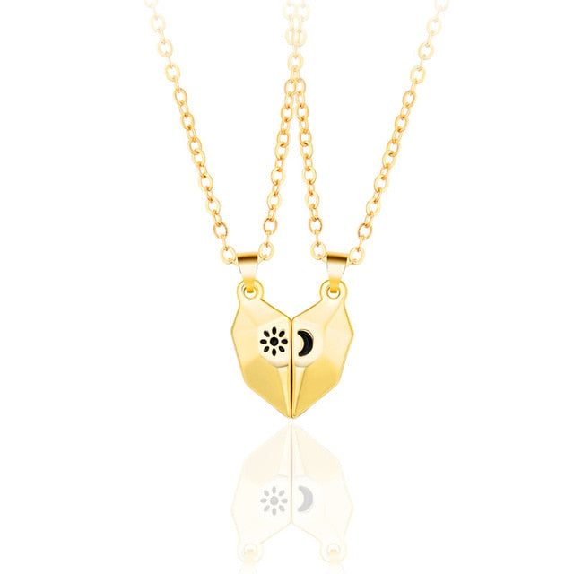 Korean Fashion Magnetic Couple Necklace Pi-Mart