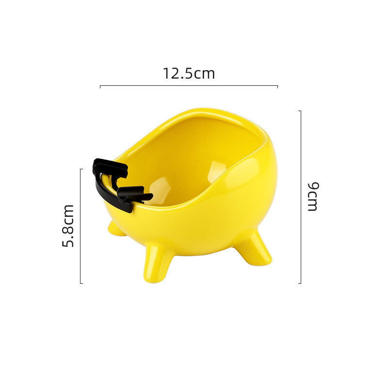 Cervical protection cat food bowl Pets Fashion