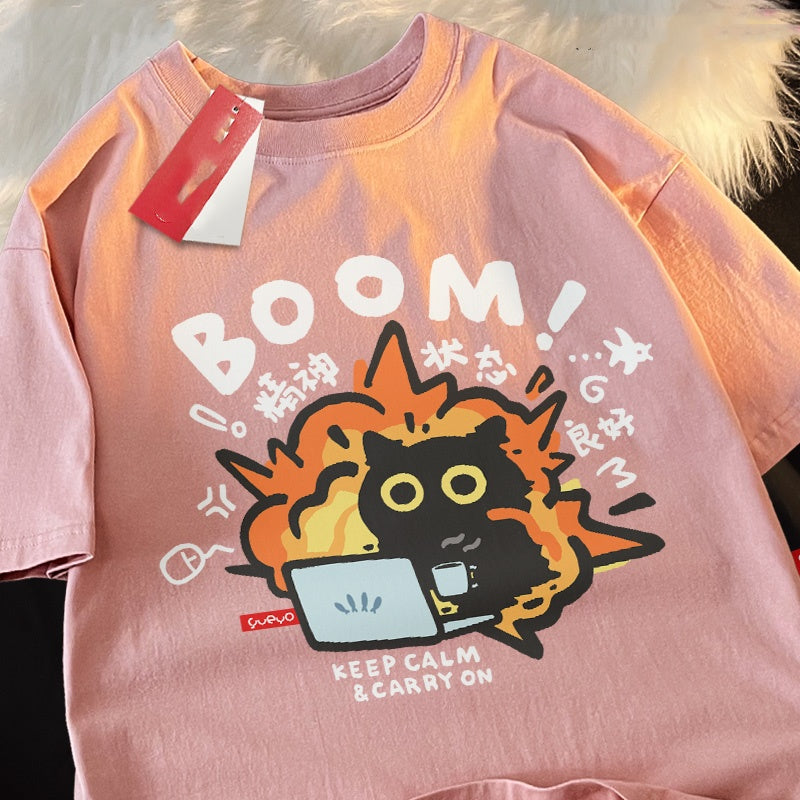 Cartoon Cotton T-Shirt Pi-Mart