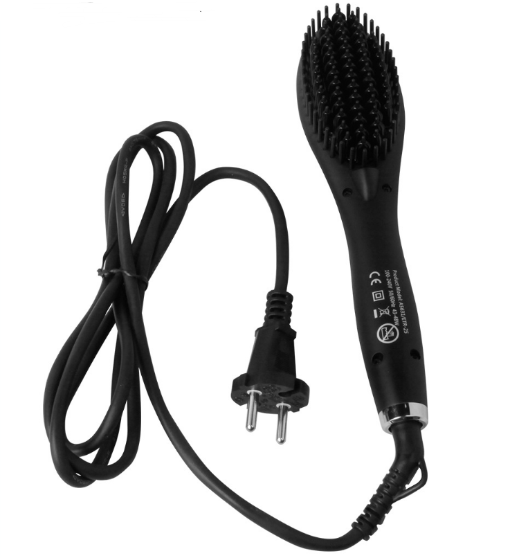 New LED Ionic Electric Hair Straightening Brush LadyShow.Store