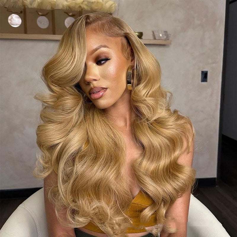 Human Hair Wig Front Lace All Real Hair 13 X4 Headgear LuxuryLifeWay Online Store