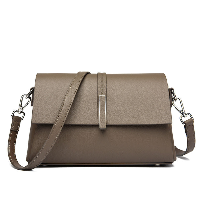 Women's Cowhide Tote Bag Simple Shoulder Messenger Bag LadyShow.Store