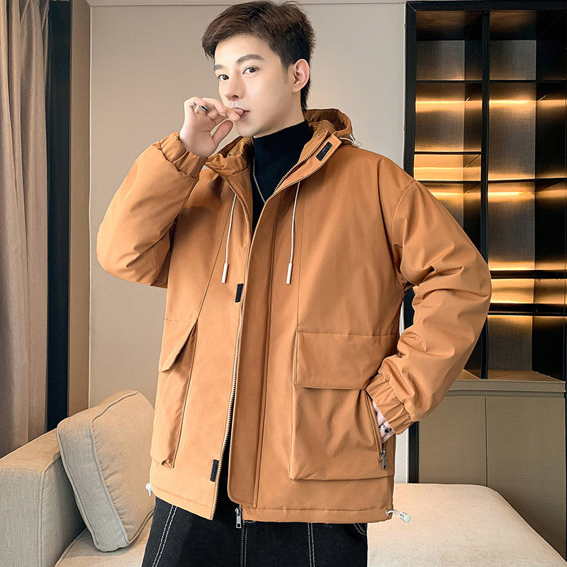Men's Cotton Clothing Thick Warm Jacket Plus Sizes Loose Best YouTube Store