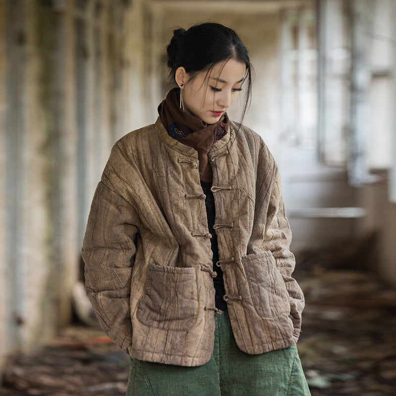 Tie-dyed Quilted Warm-keeping Clothing Cotton Jacket Best YouTube Store