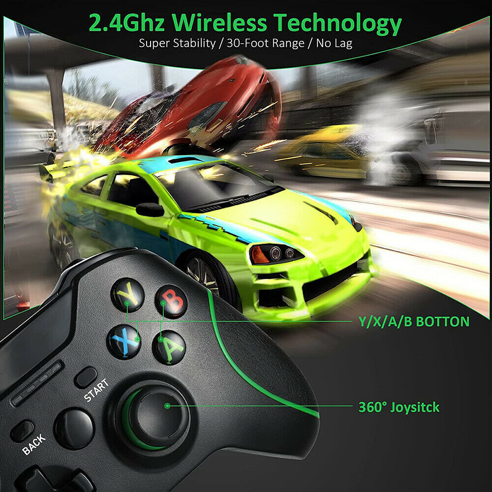 Wireless Controller For Microsoft Xbox One / S / X / E / Windows 7 8 10 PC 2.4G Pi-Mart
