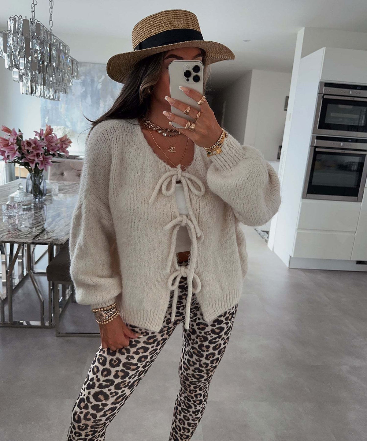 Casual Knitted Bow Lace Up Cardigan Women Solid O-neck Short Sleeve Hollow Out Sweater Female Autumn Lady Solid Streetwear NorixaFashion.com