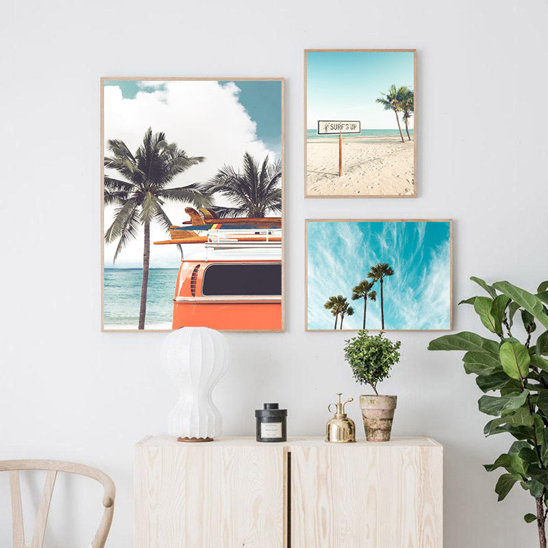 Scandinavian Canvas Poster Art PearlNestDecor.com