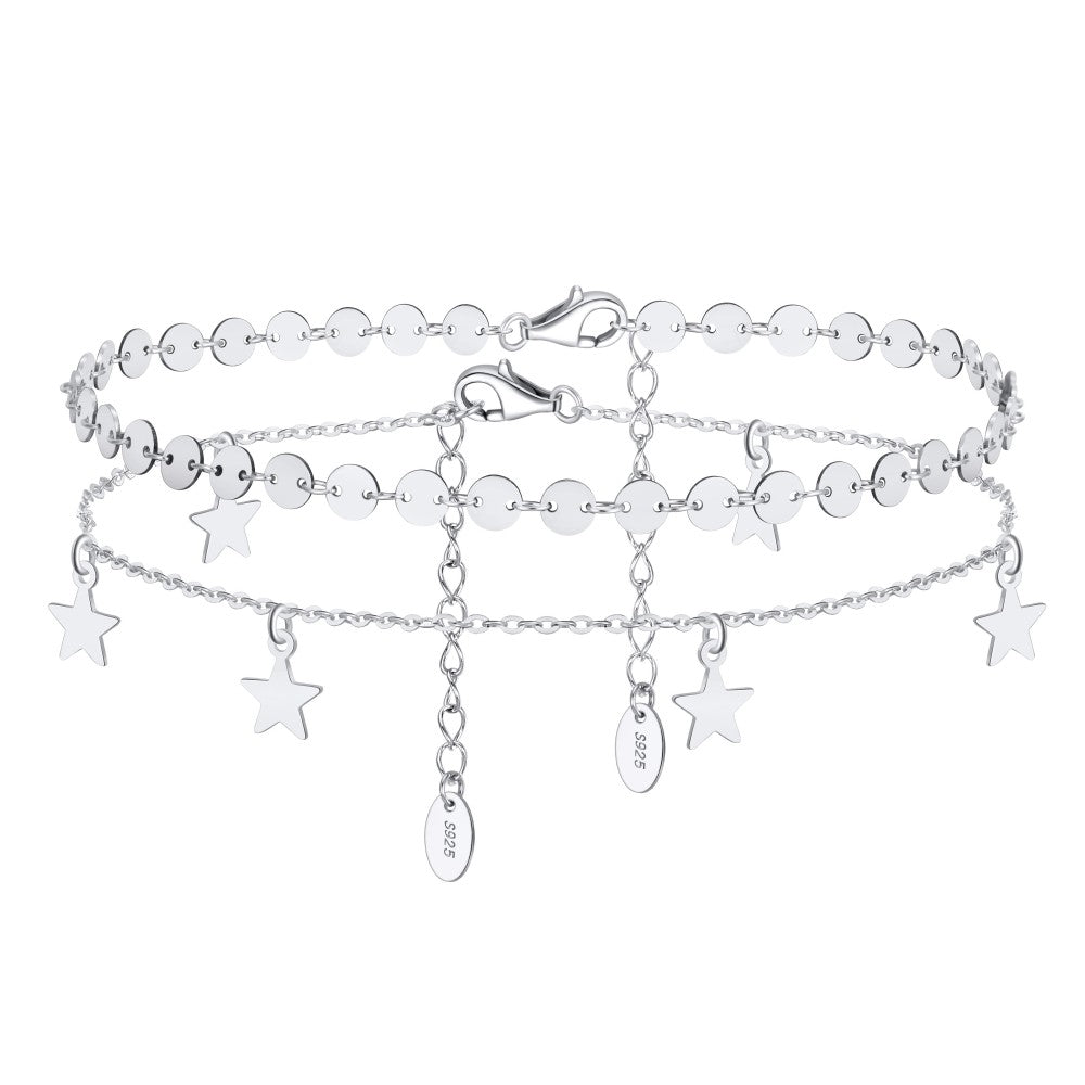 S925 Sterling Silver Feet Chain LadyShow.Store