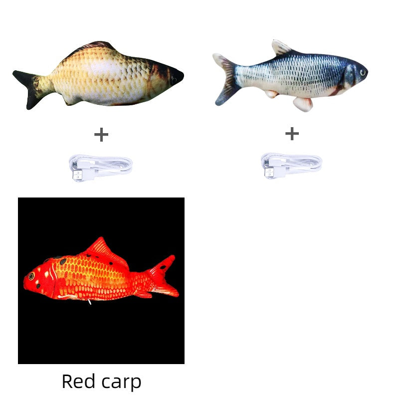Without Cat Nip Version - Electric Jumping Fish Simulation Electric Fish Toy Pets Fashion
