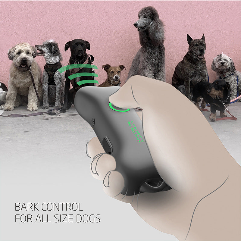 Portable Handheld Ultrasonic Anti-Bark Dog Repellent & Trainer Pets Fashion