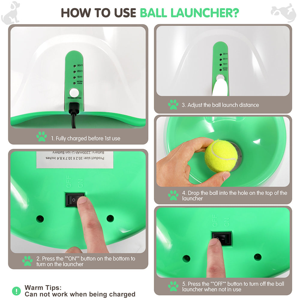 Automatic Throwing Machine  Pet Outdoor Toy Ball Dog Tennis Launcher  Dog Walking Tool Pets Fashion