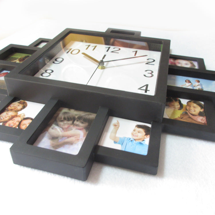 Photo Clock Wall Clock Mute Clock Creative Electronic Clock Wall Watch PearlNestDecor.com