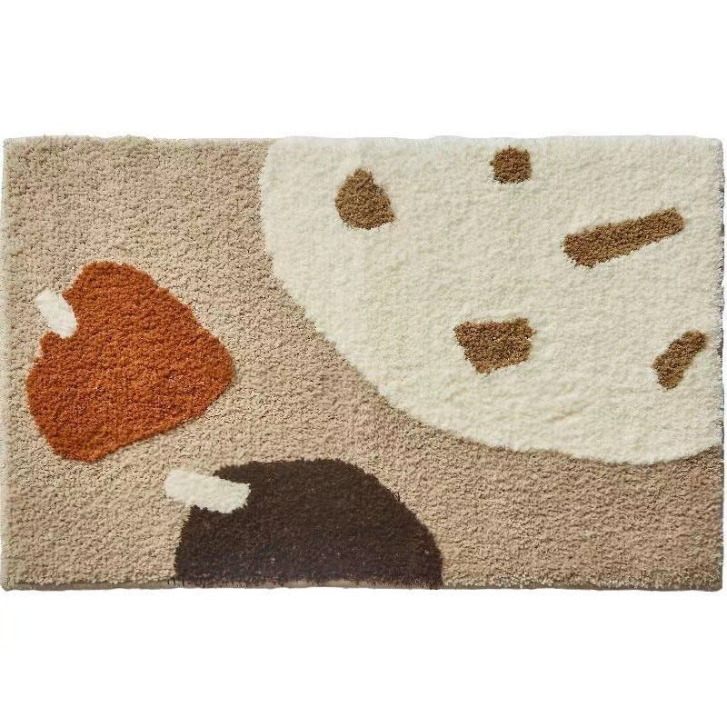 Abstract Carpet Bathroom Absorbent Non-slip Floor Mat