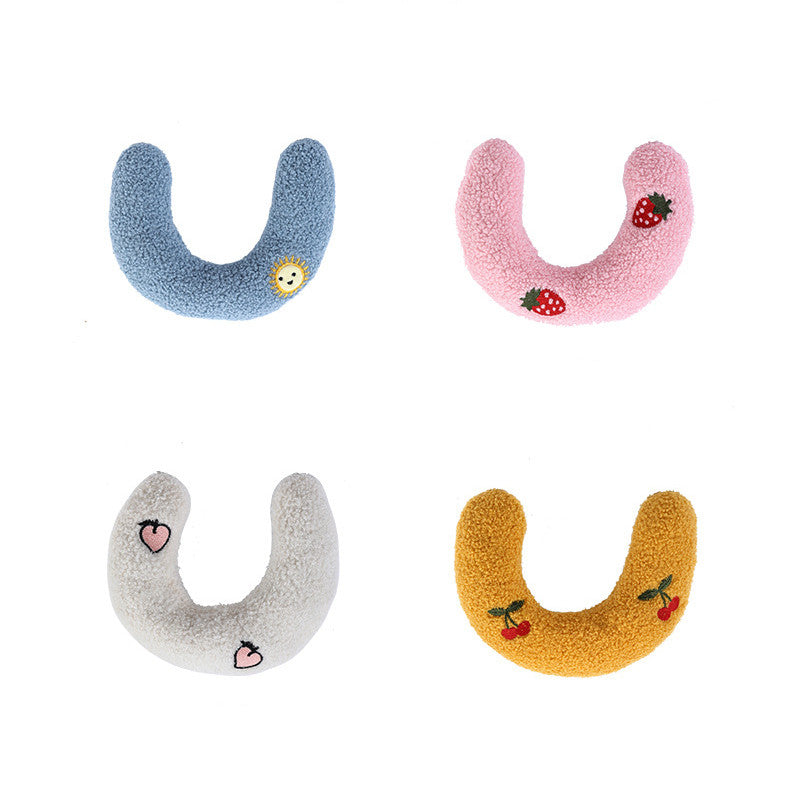 Little Pillow For Cats Fashion Neck Protector Deep Sleep Puppy U-Shaped Pillow Pets Pillow Kitten Headrest Dog Sleeping Pillow Pet Products Pets Fashion