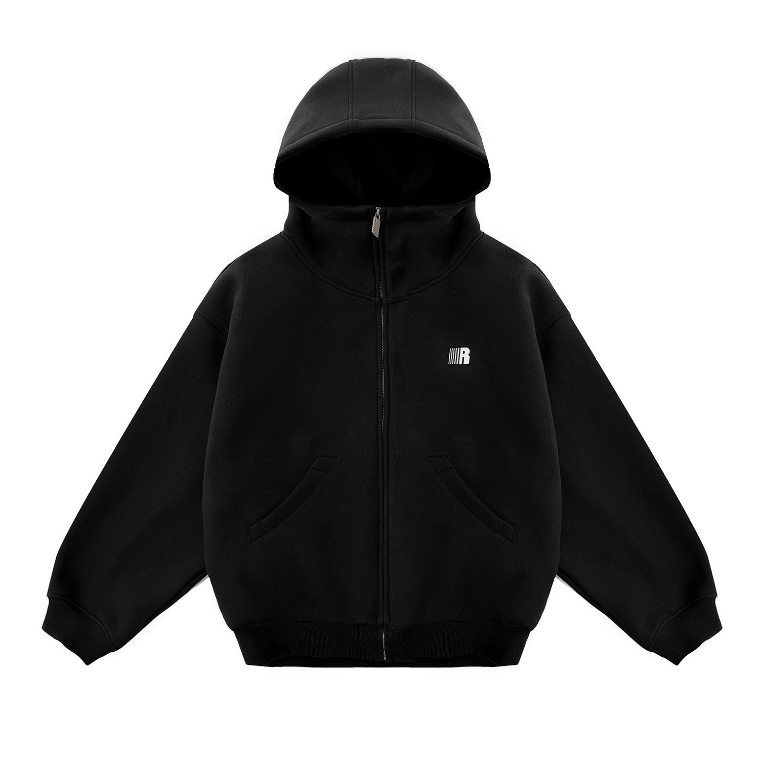 Heavyweight High-neck Air-layer Hooded Sweatshirt Best YouTube Store