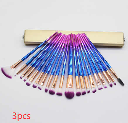 Diamond Colorful Beauty Makeup Brush Utensils CJD2