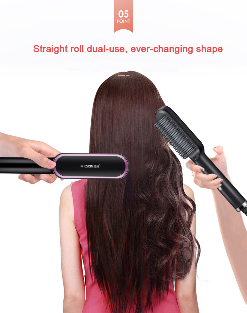 Straightening Brush, Comb, Curling Iron, Straightener LadyShow.Store