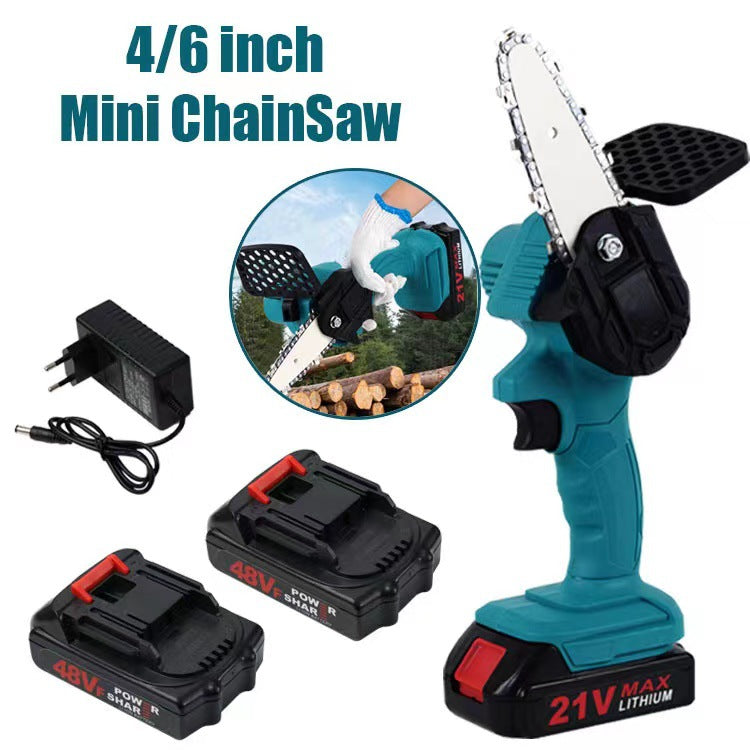 Cordless Mini Chainsaw for Garden and Woodwork Pi-Mart